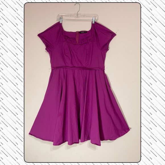 👜👛E SHAKTI A LINE STRETCH DRESS …Sz E SHAKTI A LINE STRETCH DRESS …Sz 1X- 15W - Picture 1 of 4